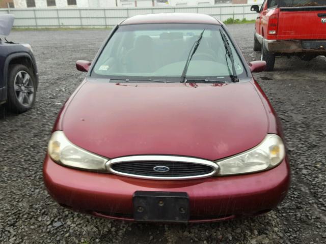 1FAFP663XWK204415 - 1998 FORD CONTOUR LX MAROON photo 9