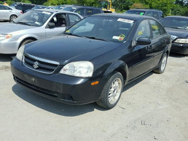 KL5JD56Z26K364368 - 2006 SUZUKI FORENZA BLACK photo 2