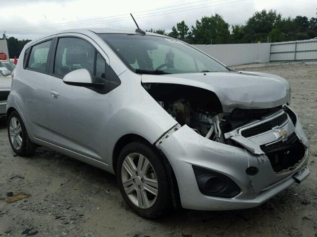 KL8CD6S99DC584671 - 2013 CHEVROLET SPARK 1LT Серебристый фото 1