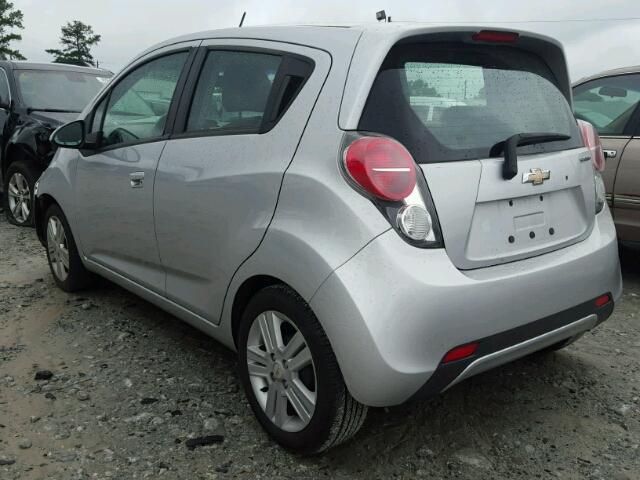 KL8CD6S99DC584671 - 2013 CHEVROLET SPARK 1LT SILVER photo 3