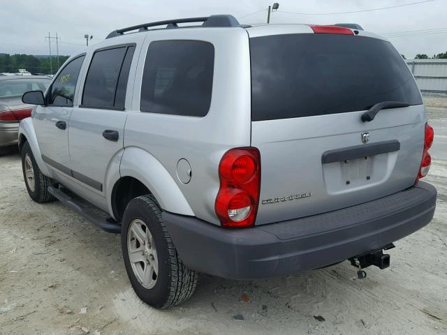 1D4HD38KX6F168977 - 2006 DODGE DURANGO SX SILVER photo 3