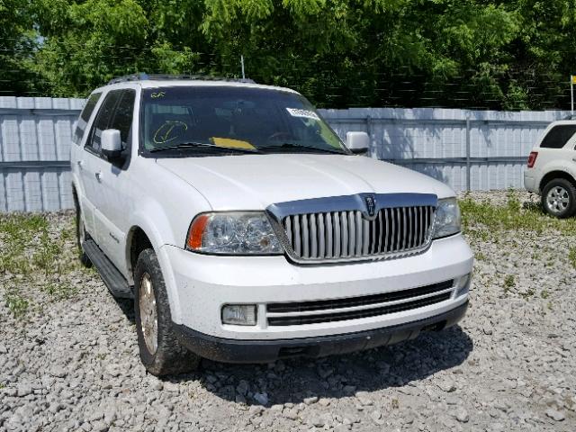 5LMFU285X5LJ09929 - 2005 LINCOLN NAVIGATOR WHITE photo 1