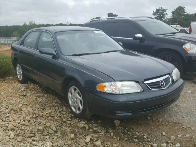 1YVGF22C725273405 - 2002 MAZDA 626 LX BLACK photo 1