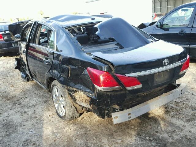 4T1BK3DB4BU405950 - 2011 TOYOTA AVALON BAS BLACK photo 3