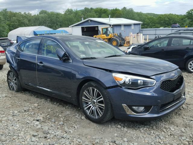 KNALN4D77E5152913 - 2014 KIA CADENZA PR BLUE photo 1