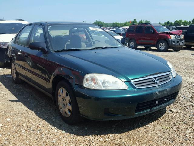 2HGEJ6615XH509272 - 1999 HONDA CIVIC BASE GREEN photo 1