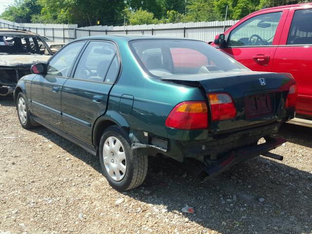 2HGEJ6615XH509272 - 1999 HONDA CIVIC BASE Yaşıl foto 3