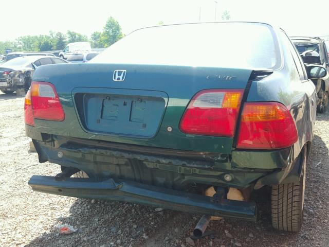 2HGEJ6615XH509272 - 1999 HONDA CIVIC BASE Yaşıl foto 9