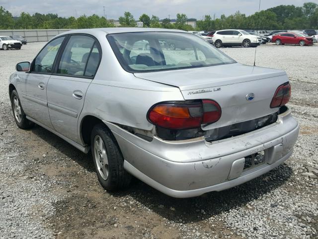 1G1NE52J43M511338 - 2003 CHEVROLET MALIBU LS 银色 照片 3