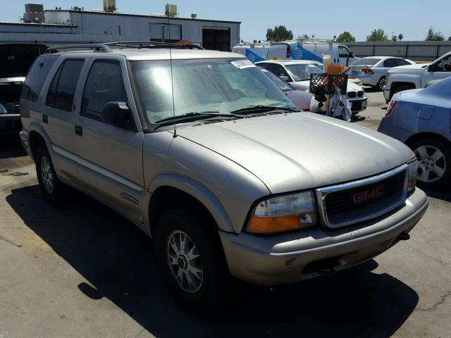 1GKDT13W412116875 - 2001 GMC JIMMY GRAY photo 1