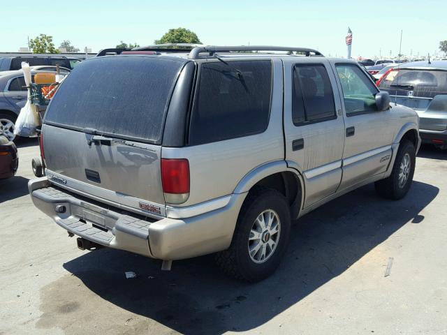 1GKDT13W412116875 - 2001 GMC JIMMY GRAY photo 4