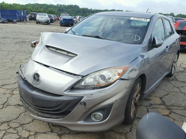 JM1BL1H37A1291757 - 2010 MAZDA SPEED 3 SILVER photo 2