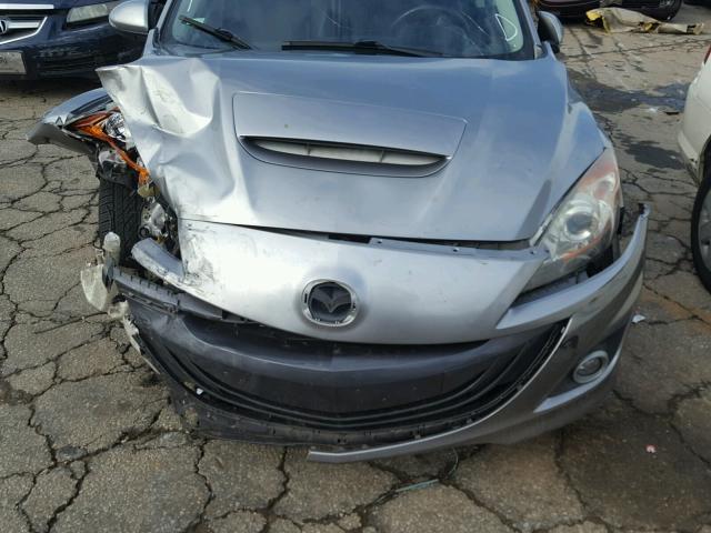 JM1BL1H37A1291757 - 2010 MAZDA SPEED 3 SILVER photo 7