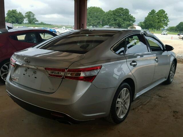 4T1BK1EB5FU175568 - 2015 TOYOTA AVALON SILVER photo 4