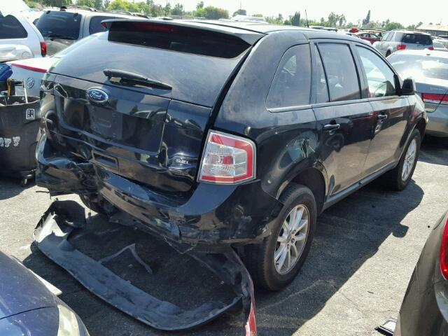 2FMDK38C39BA54704 - 2009 FORD EDGE SEL BLACK photo 4