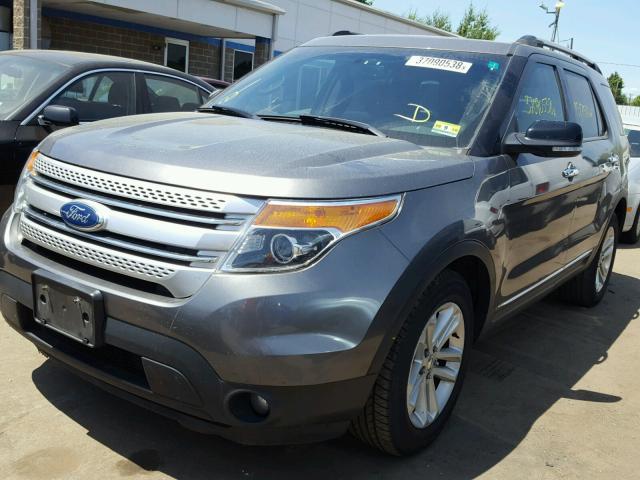 1FMHK7D80BGA44477 - 2011 FORD EXPLORER X 灰色 照片 2