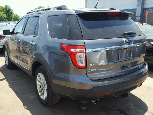 1FMHK7D80BGA44477 - 2011 FORD EXPLORER X 灰色 照片 3