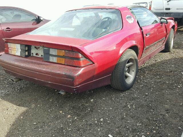 1G1FP21S9KL162818 - 1989 CHEVROLET CAMARO RED photo 4