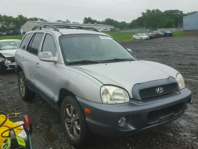 KM8SC13E64U722192 - 2004 HYUNDAI SANTA FE G SILVER photo 1