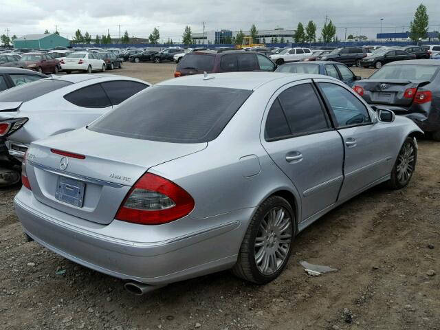 WDBUF92X69B426242 - 2009 MERCEDES-BENZ E 300 4MAT SILVER photo 4