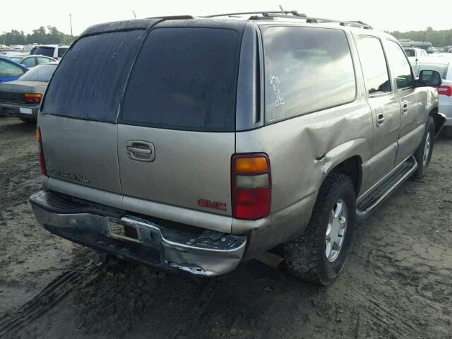 3GKEC16T91G252318 - 2001 GMC YUKON XL C TAN photo 4