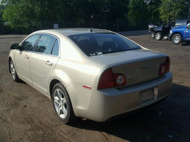 1G1ZB5EB4AF238210 - 2010 CHEVROLET MALIBU LS TAN photo 3