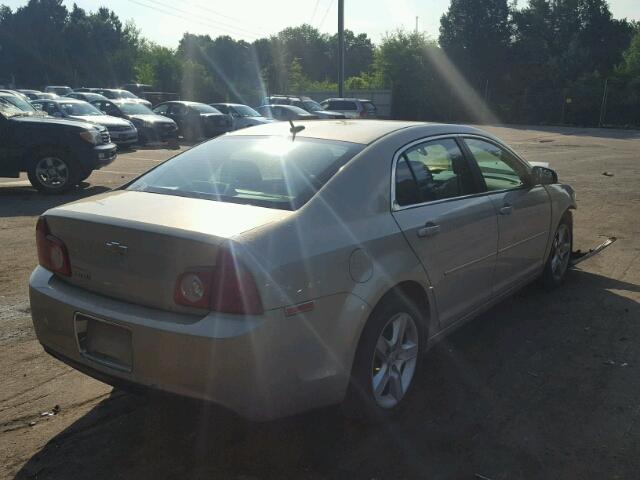 1G1ZB5EB4AF238210 - 2010 CHEVROLET MALIBU LS TAN photo 4