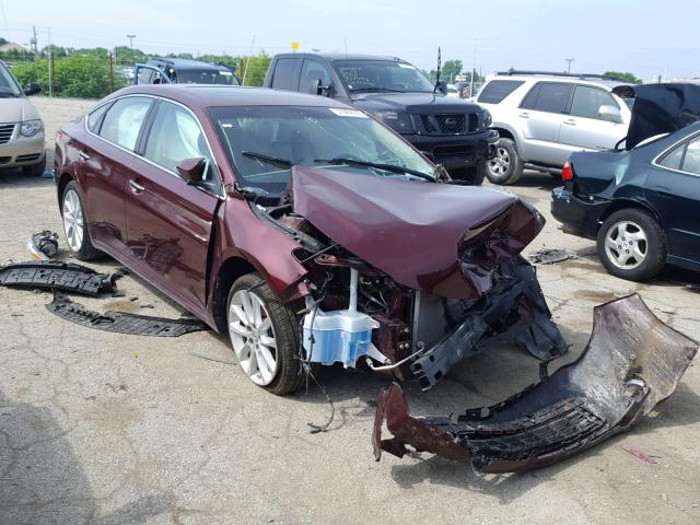 4T1BK1EB2DU013765 - 2013 TOYOTA AVALON BAS RED photo 1