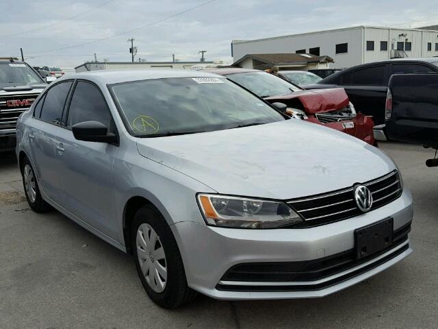 3VW267AJ8GM215900 - 2016 VOLKSWAGEN JETTA S SILVER photo 1