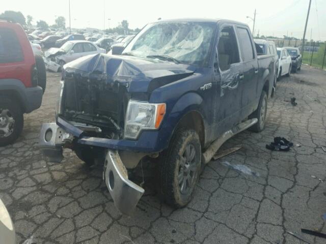 1FTFW1EV6AFD46068 - 2010 FORD F150 SUPER BLUE photo 2