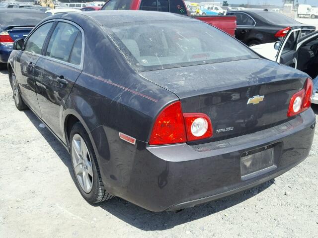 1G1ZA5EU8CF359104 - 2012 CHEVROLET MALIBU LS GRAY photo 3