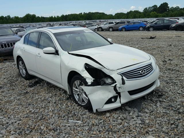 JN1DV6AR3BM451988 - 2011 INFINITI G25 WHITE photo 1