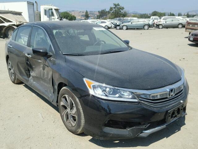 1HGCR2F38GA189079 - 2016 HONDA ACCORD LX BLACK photo 1