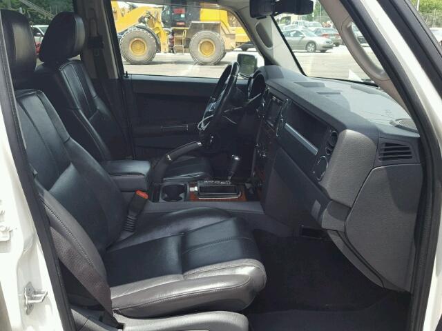 1J4RH5GT2AC148481 - 2010 JEEP COMMANDER WHITE photo 5
