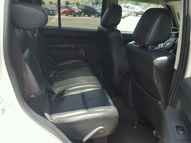 1J4RH5GT2AC148481 - 2010 JEEP COMMANDER WHITE photo 6