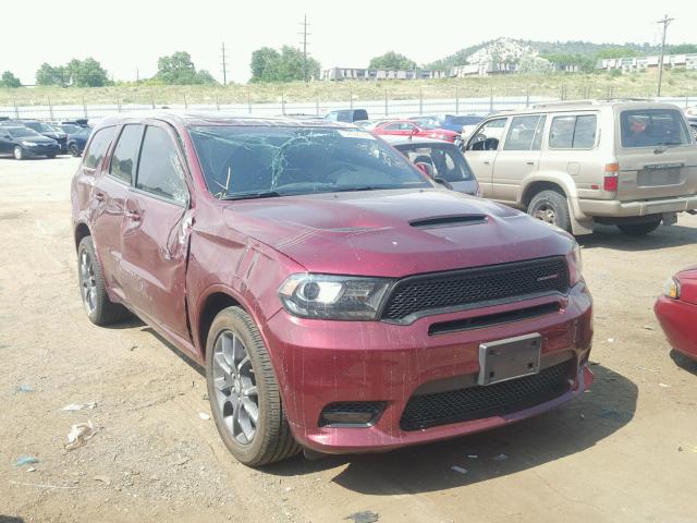 1C4SDJCT5JC198518 - 2018 DODGE DURANGO R/ MAROON photo 1