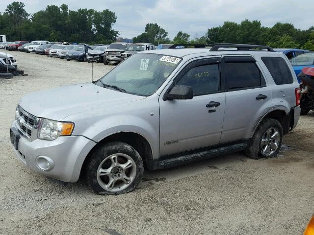 1FMCU931X8KB76270 - 2008 FORD ESCAPE XLT SILVER photo 9