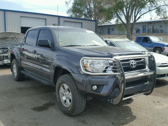 5TFLU4ENXEX089278 - 2014 TOYOTA TACOMA DOU CHARCOAL photo 1