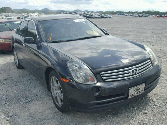 JNKCV51E94M111276 - 2004 INFINITI G35 BLACK photo 1