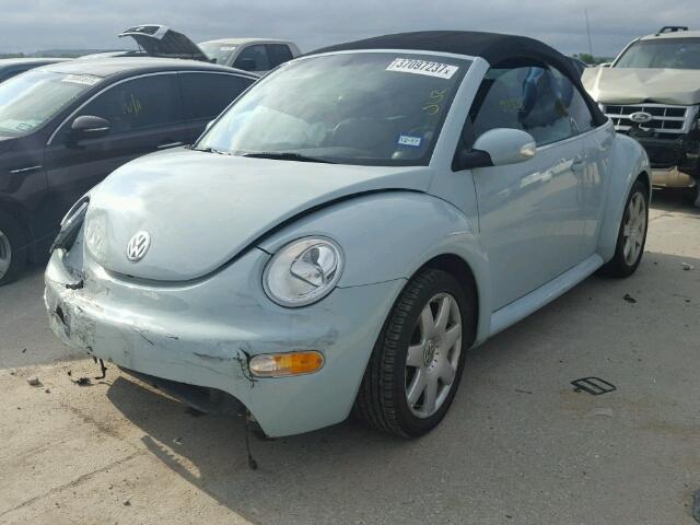 3VWDD21Y53M332956 - 2003 VOLKSWAGEN NEW BEETLE 蓝色 照片 2