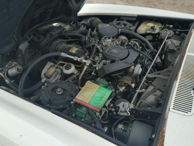 SCAZD42A0GCX14168 - 1986 ROLLS-ROYCE CORNICHE I WHITE photo 7