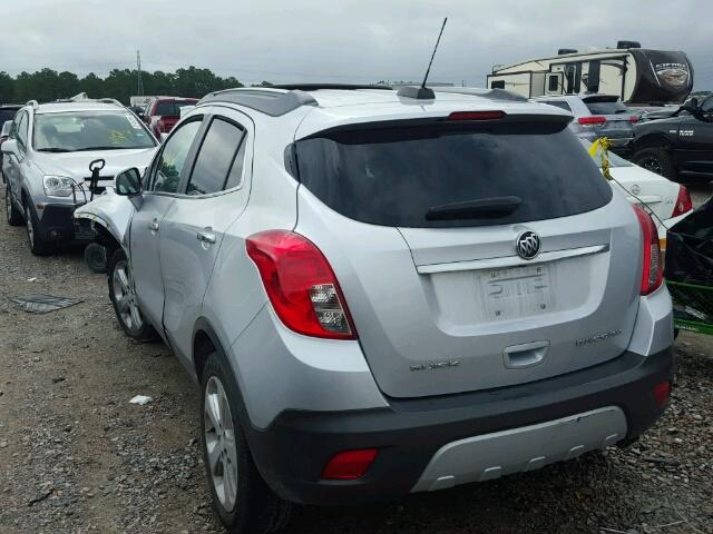 KL4CJDSB9FB254975 - 2015 BUICK ENCORE PRE SILVER photo 3