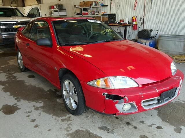 1G1JF12T517297090 - 2001 CHEVROLET CAVALIER RED photo 1