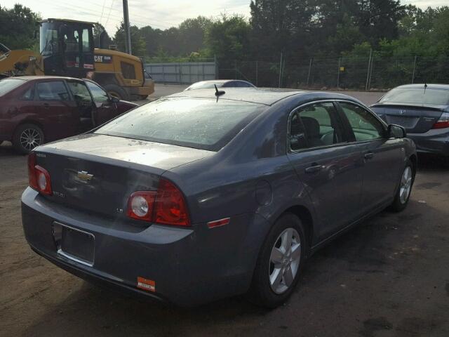 1G1ZG57B08F223700 - 2008 CHEVROLET MALIBU LS BLUE photo 4