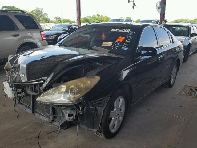 JTHBA30G565173463 - 2006 LEXUS ES 330 BLACK photo 2