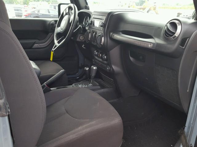 1C4AJWAG2EL176831 - 2014 JEEP WRANGLER S BLUE photo 5