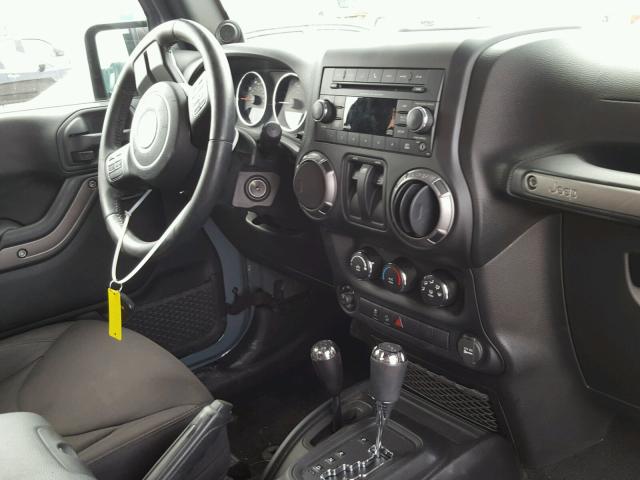 1C4AJWAG2EL176831 - 2014 JEEP WRANGLER S BLUE photo 9