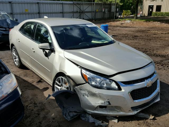 1G11C5SLXFF148512 - 2015 CHEVROLET MALIBU 1LT GOLD photo 1