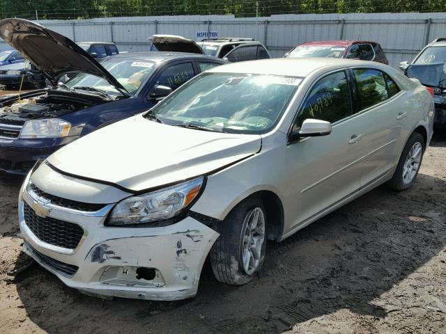 1G11C5SLXFF148512 - 2015 CHEVROLET MALIBU 1LT GOLD photo 2