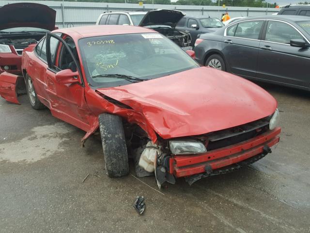 1G2WP52KXXF332525 - 1999 PONTIAC GRAND PRIX RED photo 1